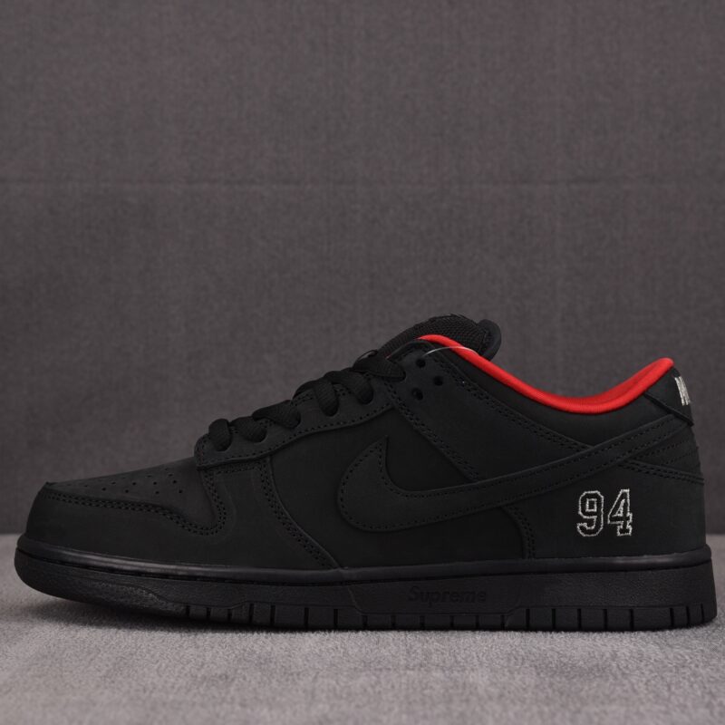 (BEST) Nike SB Dunk Low Supreme 94 'BLACK'