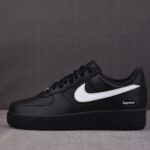 (BEST) Supreme x Nike Air Force 1 Low 'BLACK WHITE'