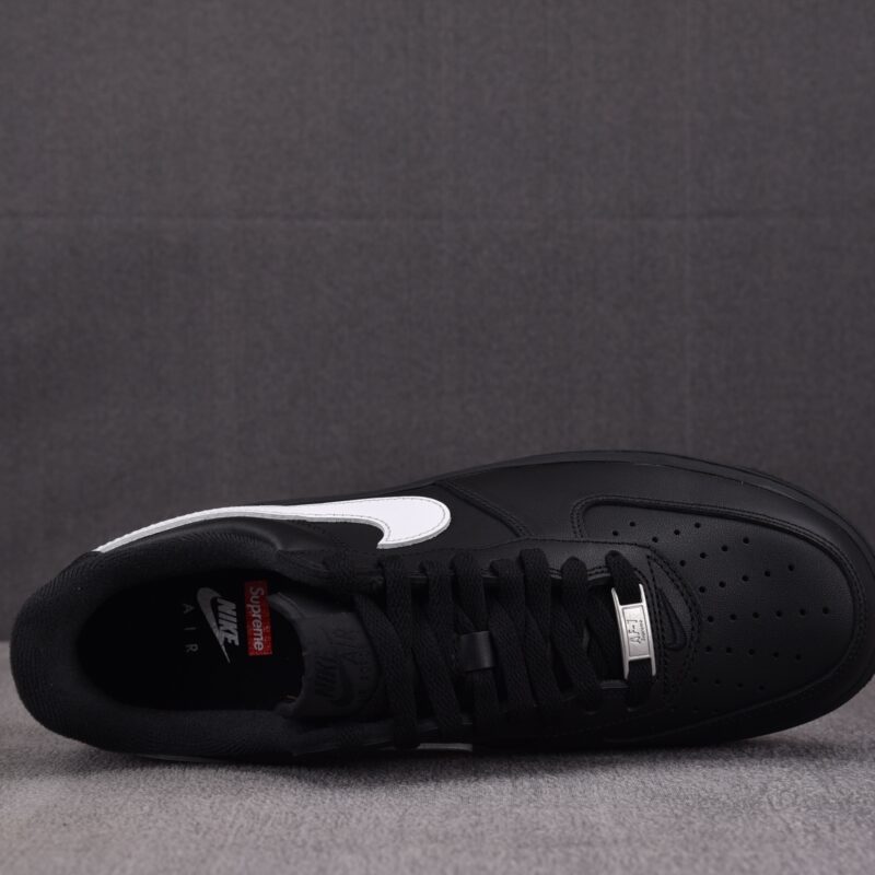 (BEST) Supreme x Nike Air Force 1 Low 'BLACK WHITE'