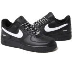 (BEST) Supreme x Nike Air Force 1 Low 'BLACK WHITE'