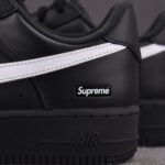 (BEST) Supreme x Nike Air Force 1 Low 'BLACK WHITE'