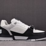 (BEST) Louis Vuitton LV Trainer Perforated Calf Leather 'BLACK'
