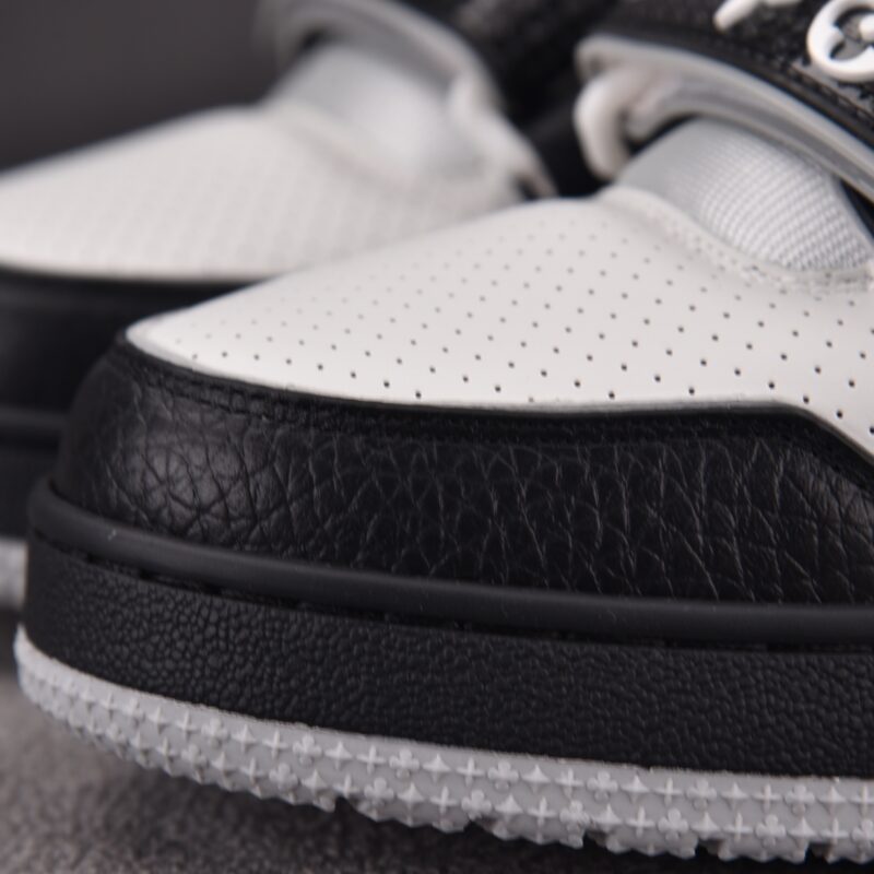 (BEST) Louis Vuitton LV Trainer Perforated Calf Leather 'BLACK'