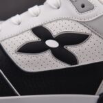 (BEST) Louis Vuitton LV Trainer Perforated Calf Leather 'BLACK'