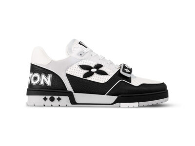 (BEST) Louis Vuitton LV Trainer Perforated Calf Leather 'BLACK'