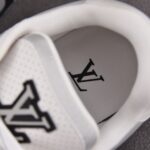 (BEST) Louis Vuitton LV Trainer Perforated Calf Leather 'BLACK'