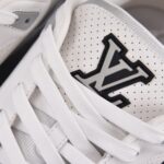 (BEST) Louis Vuitton LV Trainer Perforated Calf Leather 'BLACK'