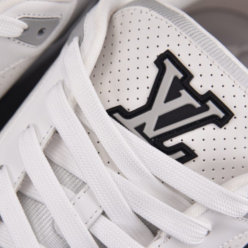 (BEST) Louis Vuitton LV Trainer Perforated Calf Leather 'BLACK'