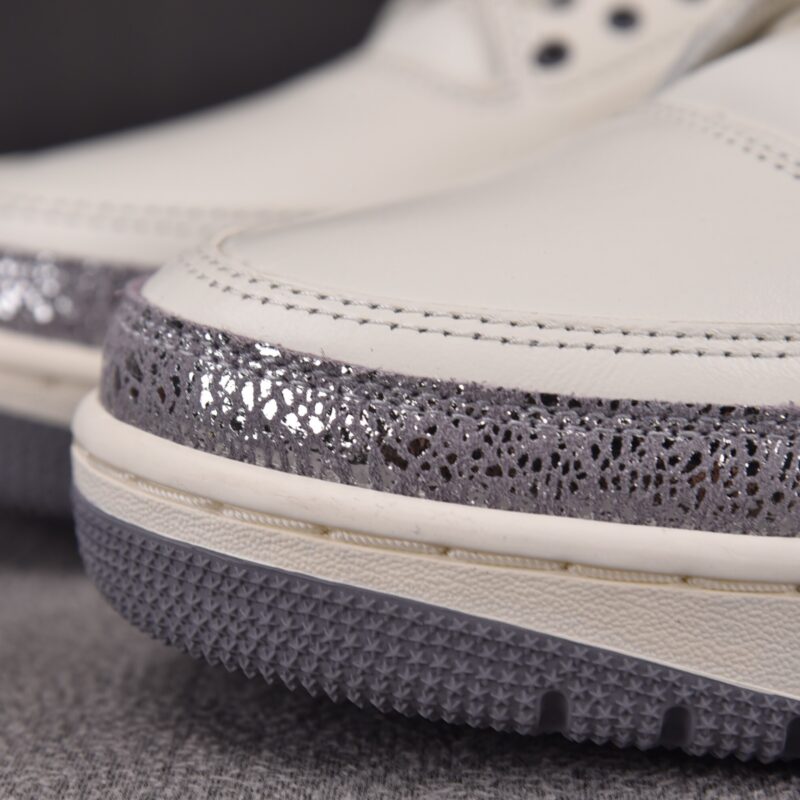 (BEST) Air Jordan 3 Retro 'SAIL CEMENT GREY'