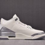 (BEST) Air Jordan 3 Retro 'SAIL CEMENT GREY'