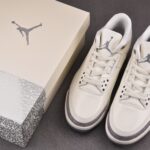 (BEST) Air Jordan 3 Retro 'SAIL CEMENT GREY'