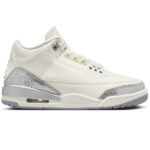 (BEST) Air Jordan 3 Retro 'SAIL CEMENT GREY'