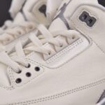 (BEST) Air Jordan 3 Retro 'SAIL CEMENT GREY'