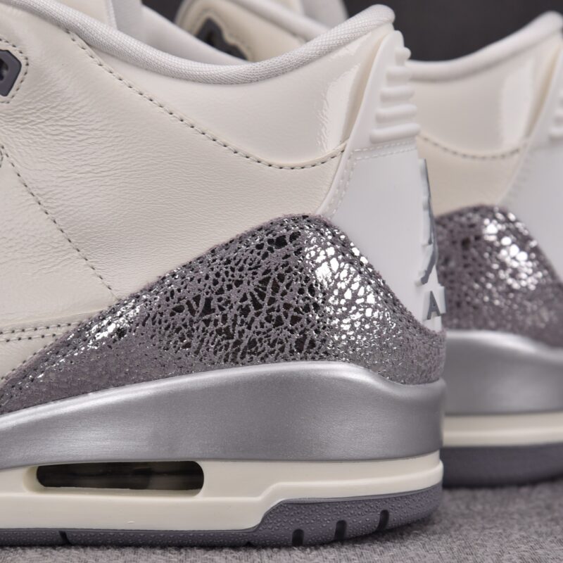 (BEST) Air Jordan 3 Retro 'SAIL CEMENT GREY'