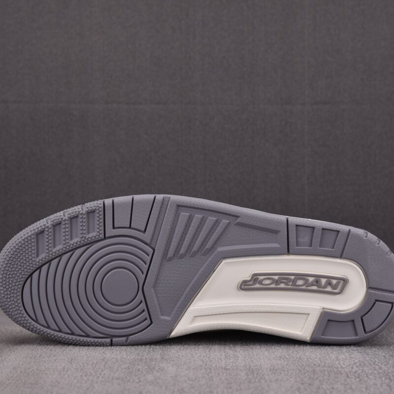 (BEST) Air Jordan 3 Retro 'SAIL CEMENT GREY'