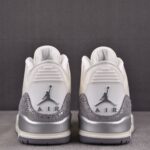 (BEST) Air Jordan 3 Retro 'SAIL CEMENT GREY'