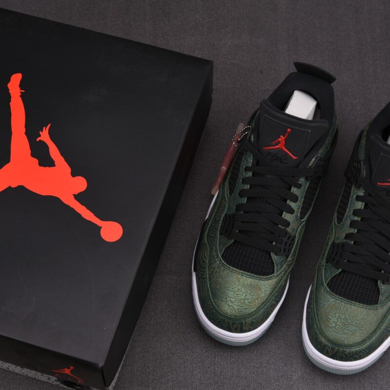 (BEST) Air Jordan 4 Retro 'LASER GREEN'
