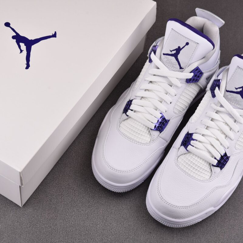 (BEST) Air Jordan 4 Retro 'PURPLE METALLIC'