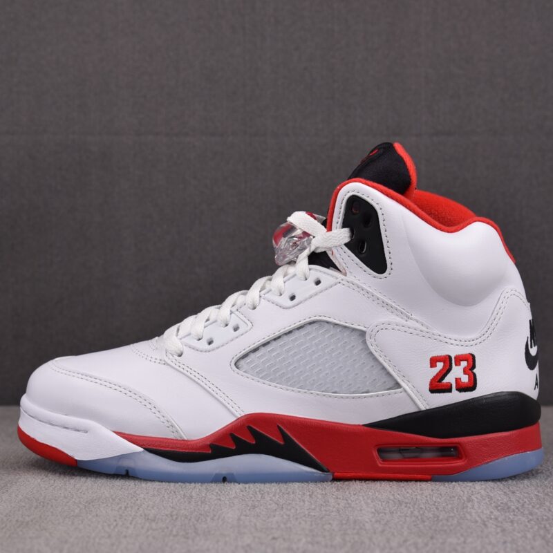 (BEST) Air Jordan 5 Retro 'FIRE RED BLACK TONGUE'