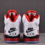(BEST) Air Jordan 5 Retro 'FIRE RED BLACK TONGUE'