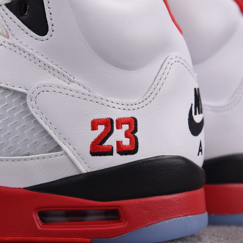 (BEST) Air Jordan 5 Retro 'FIRE RED BLACK TONGUE'