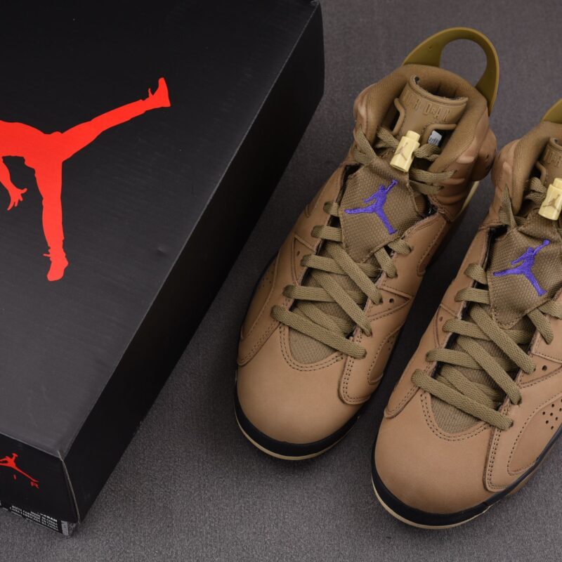 (BEST) Air Jordan 6 WMNS Retro Gore-Tex 'BROWN KELP'