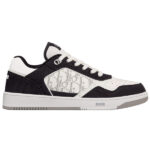 (BEST) B27 Low Sneakers Black Denim & White Dior Oblique Galaxy Leather