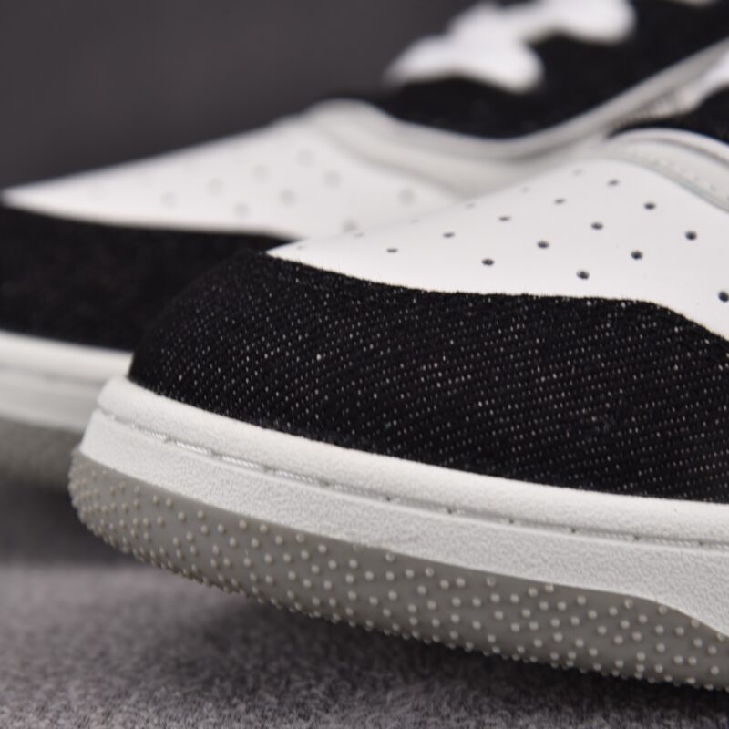 (BEST) B27 Low Sneakers Black Denim & White Dior Oblique Galaxy Leather