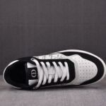 (BEST) B27 Low Sneakers Black Denim & White Dior Oblique Galaxy Leather