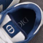 (BEST) B27 Sneakers Blue Denim and White Dior Oblique Galaxy Leather