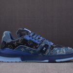 (BEST) Louis Vuitton LV Trainer 'BLUE DENIM'