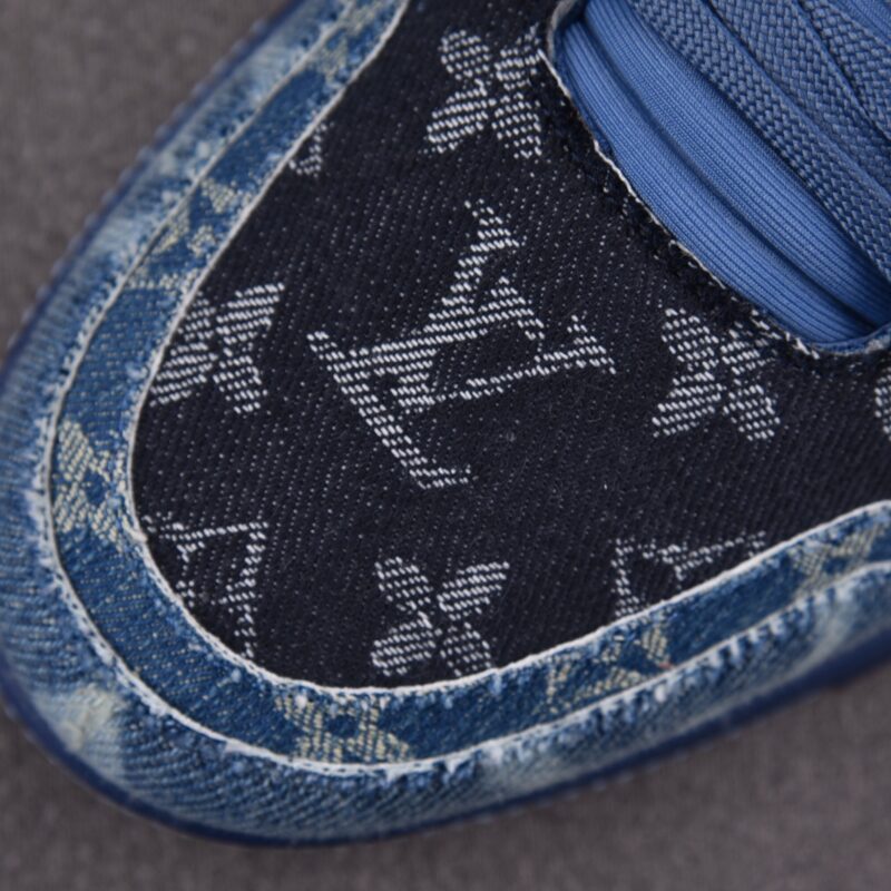 (BEST) (BEST) Louis Vuitton LV Trainer 'BLUE DENIM'