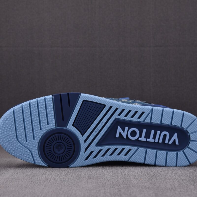 (BEST) (BEST) Louis Vuitton LV Trainer 'BLUE DENIM'