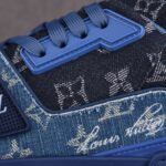 (BEST) (BEST) Louis Vuitton LV Trainer 'BLUE DENIM'