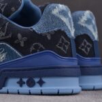 (BEST) (BEST) Louis Vuitton LV Trainer 'BLUE DENIM'