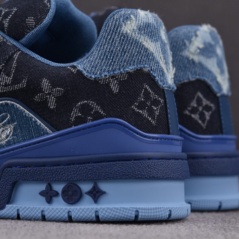 (BEST) (BEST) Louis Vuitton LV Trainer 'BLUE DENIM'