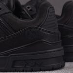 (BEST) (BEST) Louis Vuitton LV Trainer By Virgil Abloh 'BLACK MONOGRAM'