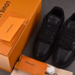 (BEST) (BEST) Louis Vuitton LV Trainer By Virgil Abloh 'BLACK MONOGRAM'