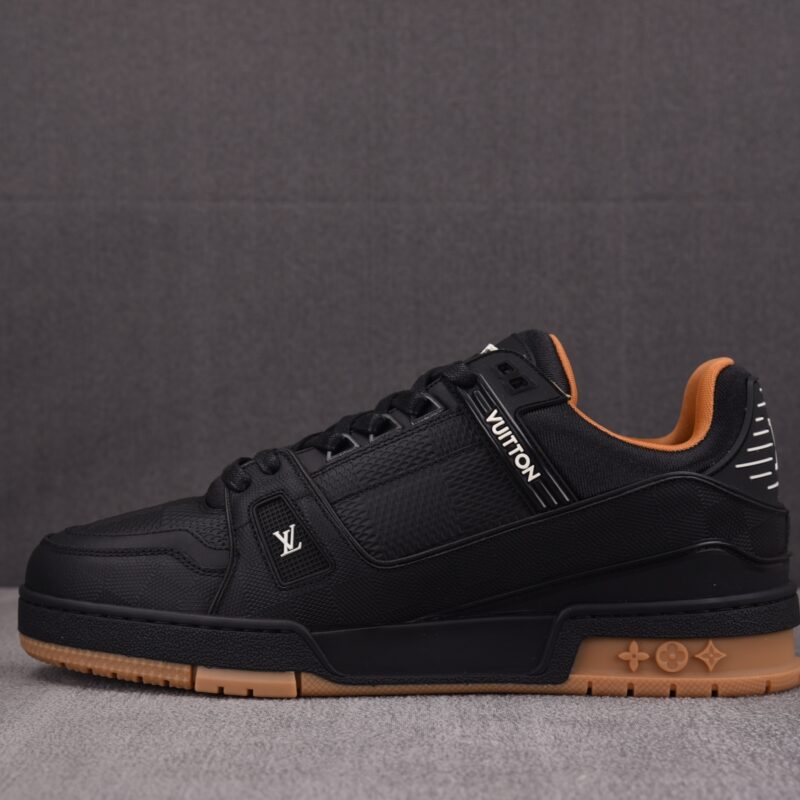 (BEST) (BEST) Louis Vuitton LV Trainer Damier - Embossed Calf Leather 'BLACK'