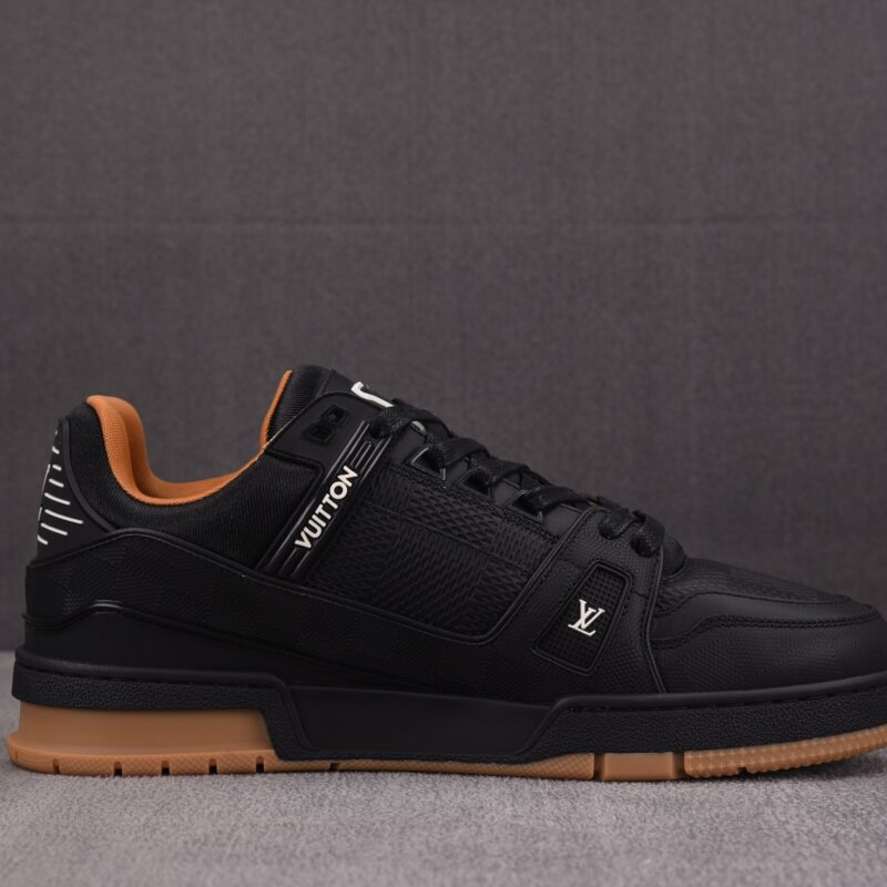 (BEST) (BEST) Louis Vuitton LV Trainer Damier - Embossed Calf Leather 'BLACK'
