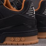 (BEST) (BEST) Louis Vuitton LV Trainer Damier - Embossed Calf Leather 'BLACK'