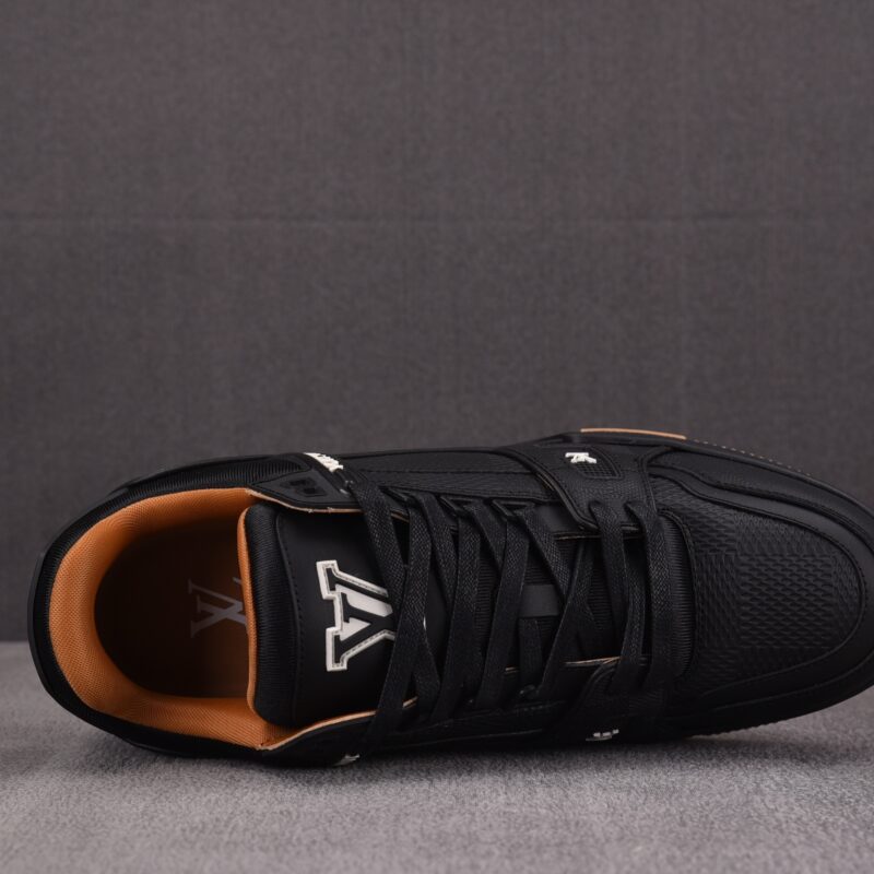(BEST) (BEST) Louis Vuitton LV Trainer Damier - Embossed Calf Leather 'BLACK'