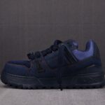 (BEST) (BEST) Louis Vuitton LV Trainer Maxi Denim 'DEEP BLUE'