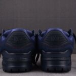 (BEST) (BEST) Louis Vuitton LV Trainer Maxi Denim 'DEEP BLUE'