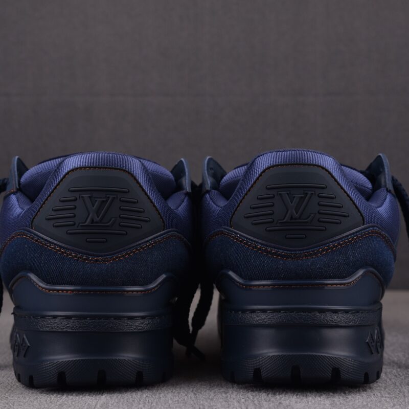 (BEST) (BEST) Louis Vuitton LV Trainer Maxi Denim 'DEEP BLUE'