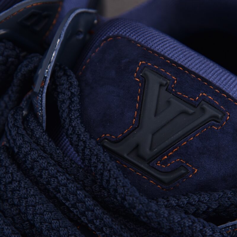 (BEST) (BEST) Louis Vuitton LV Trainer Maxi Denim 'DEEP BLUE'