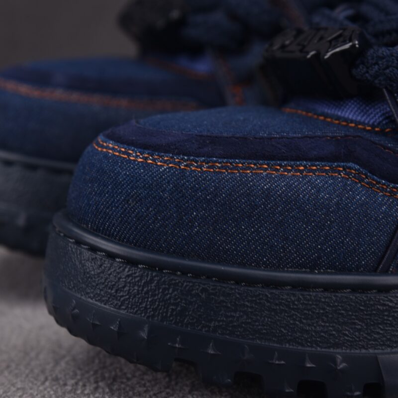 (BEST) (BEST) Louis Vuitton LV Trainer Maxi Denim 'DEEP BLUE'