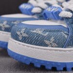 (BEST) (BEST) Louis Vuitton LV Trainer Maxi Monogram Denim ‘BLUE’