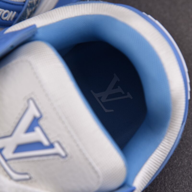 (BEST) (BEST) Louis Vuitton LV Trainer Maxi Monogram Denim ‘BLUE’