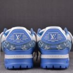 (BEST) (BEST) Louis Vuitton LV Trainer Maxi Monogram Denim ‘BLUE’